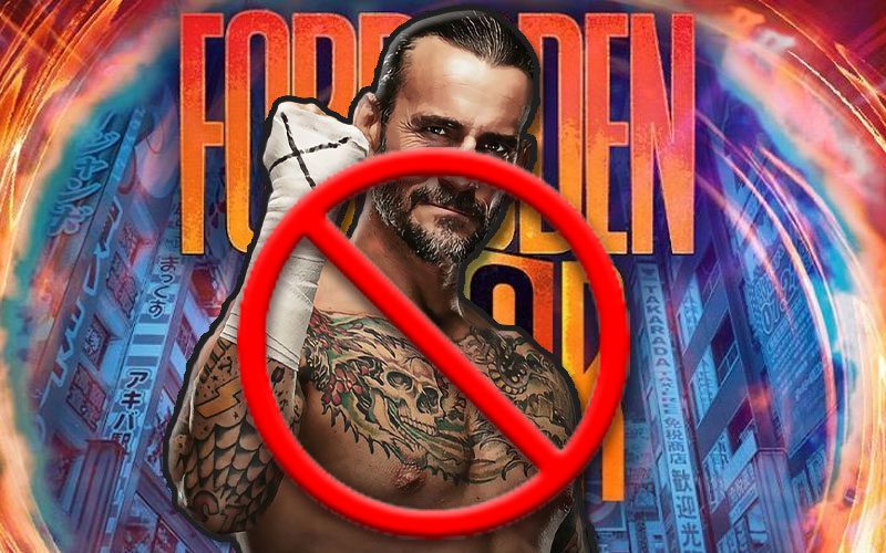 CM Punk’s Expected Match At Forbidden Door Is Cancelled