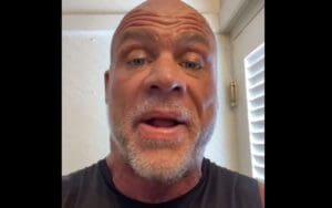 Kurt Angle Shows Off New Look