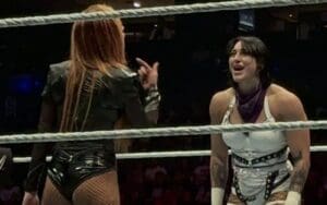 WWE Teases Rhea Ripley vs Becky Lynch Feud During Live Event