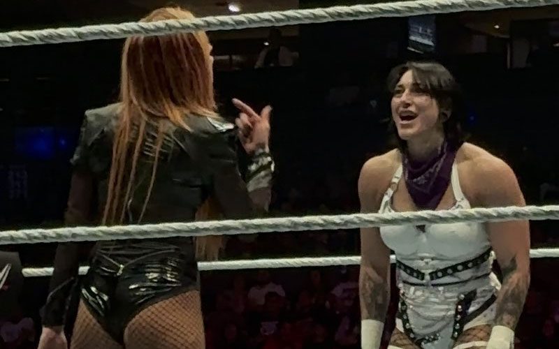 WWE Teases Rhea Ripley vs Becky Lynch Feud During Live Event