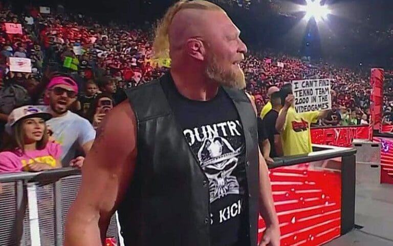 Brock Lesnar Brings Chaos During Return On WWE Raw This Week