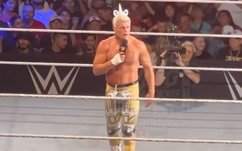 Cody Rhodes Cuts Promo On Seth Rollins During WWE Live Event