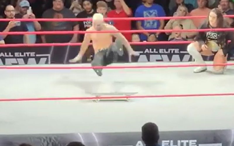 Darby Allin Nails In-Ring Skate Board Stunt After 2 Botched Attempts