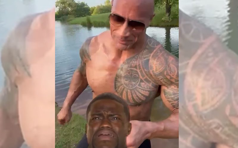The Rock Drops Hilarious Video To Troll Kevin Hart For His Birthday