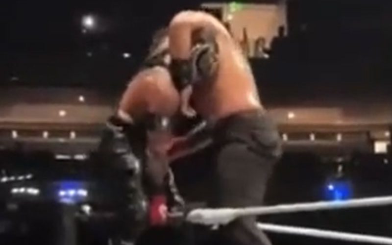 Roman Reigns Fails To Lift Rey Mysterio In Hilarious WWE Live Event Spot