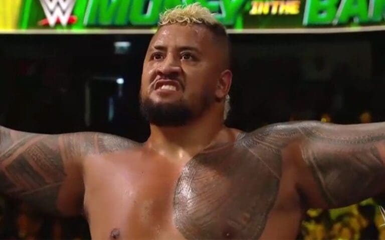 Solo Sikoa Breaks Character to Comment on WWE Money In The Bank Moment