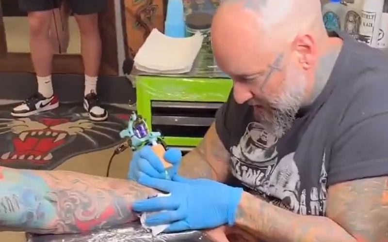 Tattoo Artist Plans to Donate Bray Wyatt Tattoo Proceeds to Wrestler’s Family