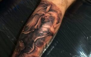 Dominik Mysterio Gets Insane Leg Tattoo