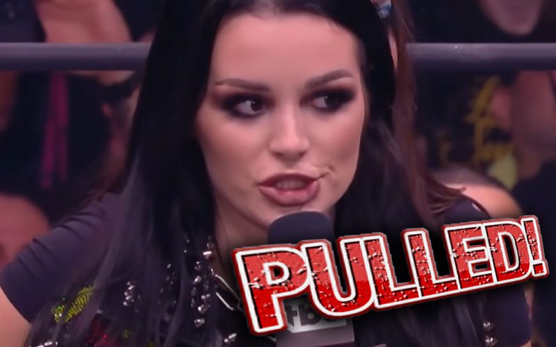 Saraya Was Pulled From AEW Dynamite Due To Illness