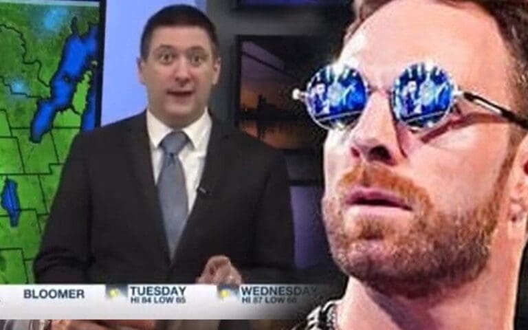 TV Weatherman's Hilarious On-Air Tribute to LA Knight