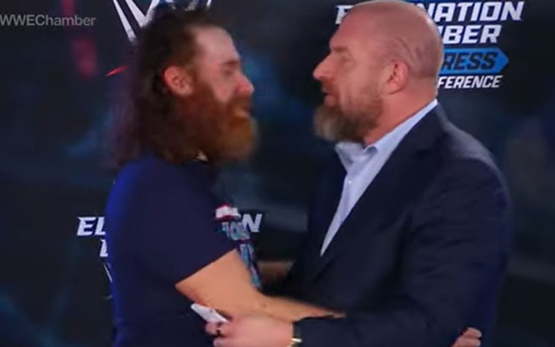 Triple H Told Sami Zayn He Was A ‘Downer’ After WWE Elimination Chamber Press Conference