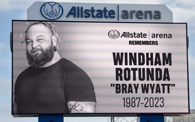 Allstate Arena Pays Tribute To Bray Wyatt