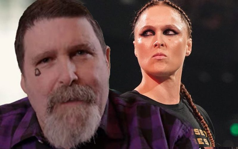 Mick Foley Credits Ronda Rousey For WWE Booking Women In WrestleMania Main Event