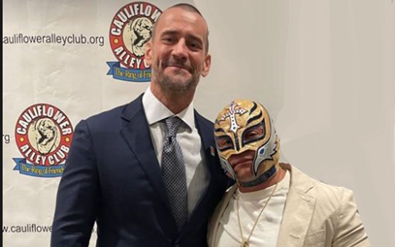 CM Punk Spotted With Rey Mysterio At Cauliflower Alley Club Ceremony