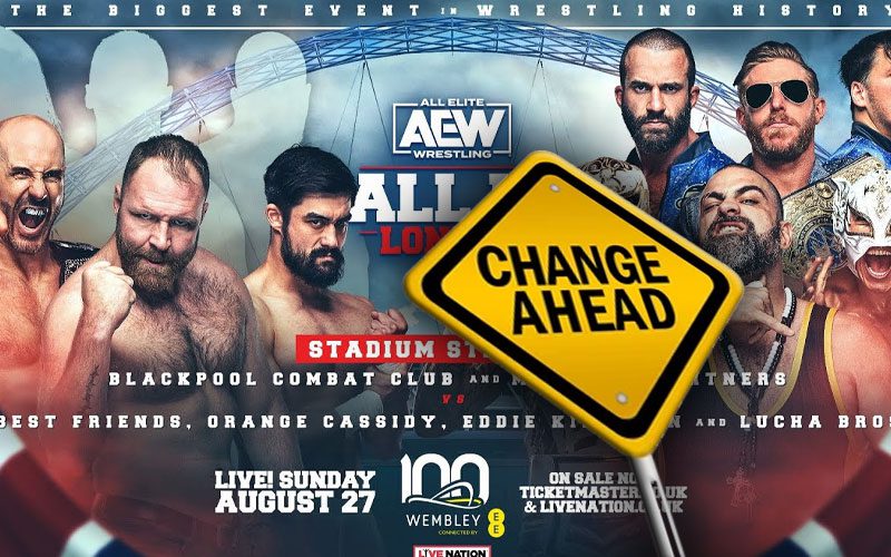 AEW Making Changes To Stadium Stampede Match At All In London