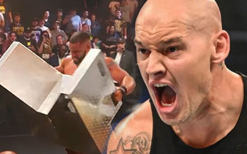 Baron Corbin Calls Fan ‘Trash’ for Exposing Bron Breakker Steel Steps Spot on WWE NXT