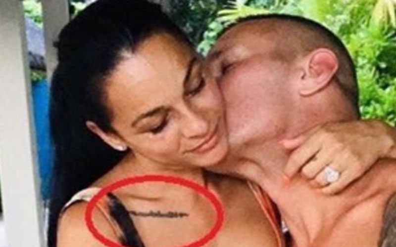 Randy Orton & Wife Kim Sport Identical Tattoos