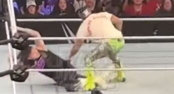 Rey Mysterio Spanks Dominik Mysterio During WWE Live Event