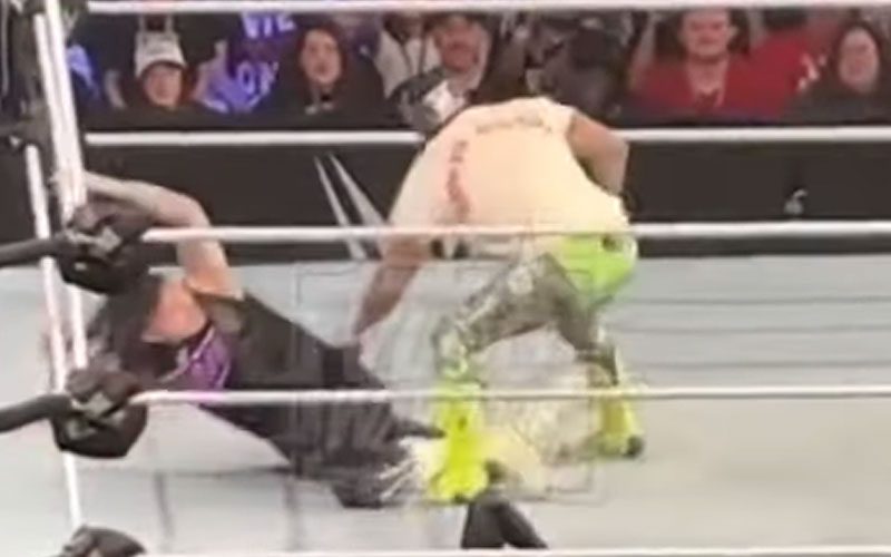Rey Mysterio Spanks Dominik Mysterio During WWE Live Event