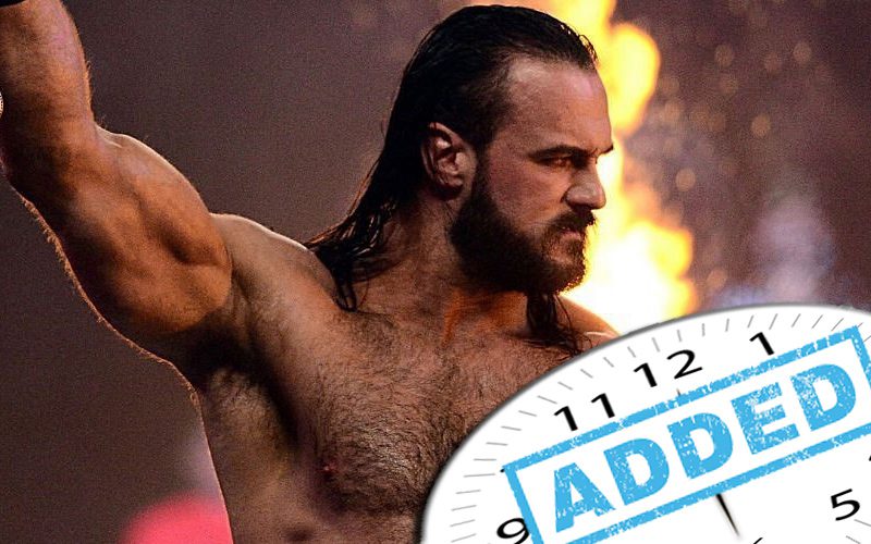 WWE Added Time To Drew McIntyre’s Contract