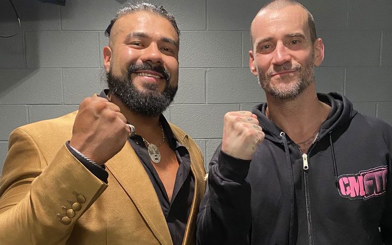 Andrade Says He Has A Match Pending With CM Punk