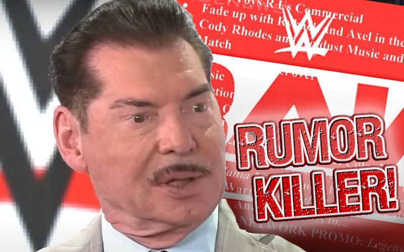 Rumor Killer On Vince McMahon Making Changes To WWE RAW This Week