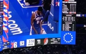 Joel Embiid's Nostalgic DX Gesture Lights Up Philadelphia 76ers' Game