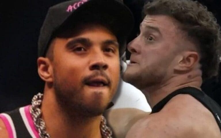 Max Caster Reacts to MJF's Eye-Catching Crotch Grab at AEW WrestleDream