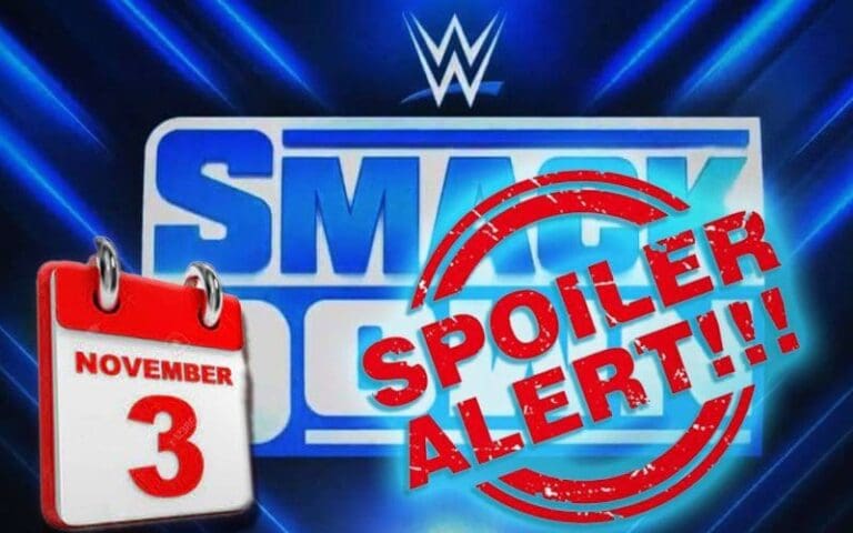 Spoilers On WWE's Current Blueprint for November 3rd SmackDown