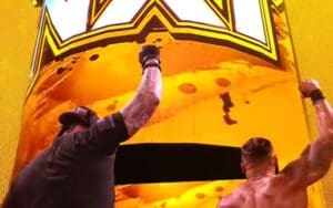 The Undertaker & Carmelo Hayes Perform Iconic Pose After WWE NXT Concludes