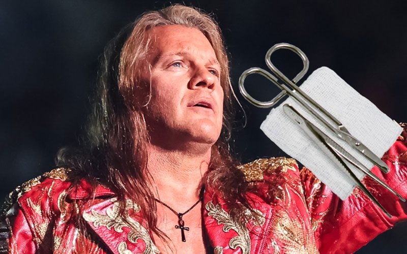 Chris Jericho Removes Own Stitches After Nasty Cut at AEW Full Gear