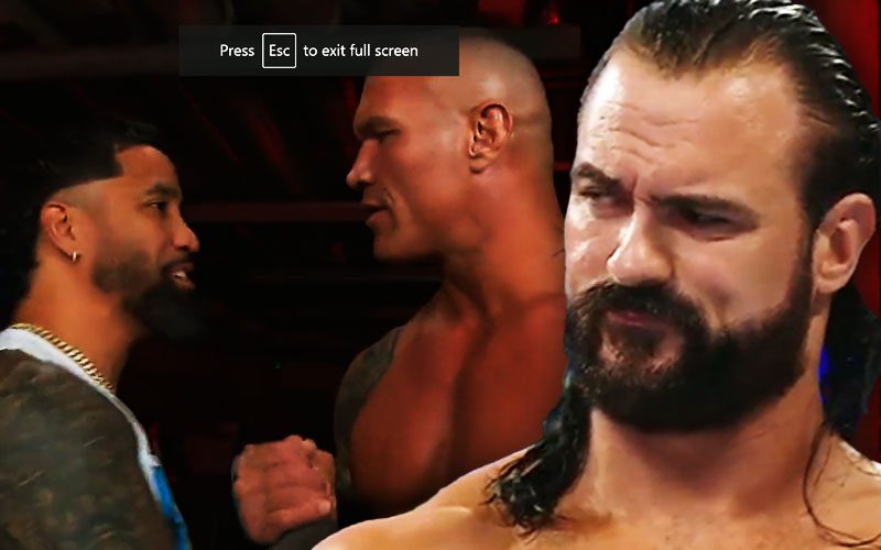 Drew McIntyre Reacts in Disbelief as Randy Orton and Jey Uso Mend Fences on WWE RAW