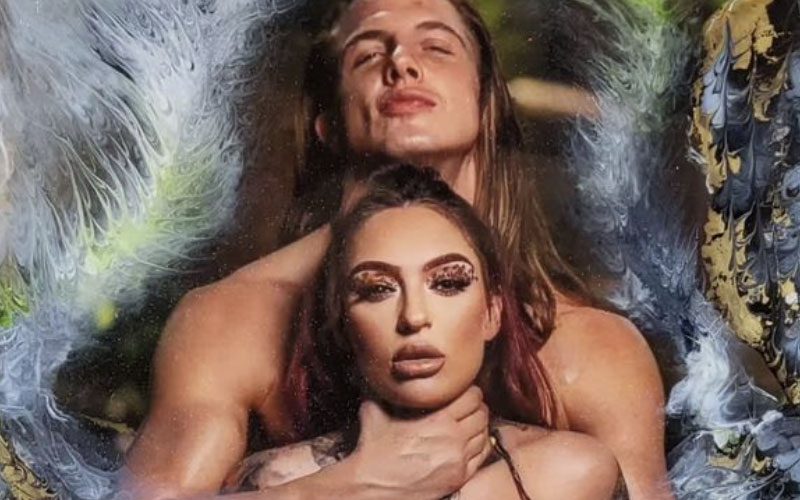 Ex-WWE Star Matt Riddle Shares Stunning Custom Portrait with Fiancée in Unique Pose