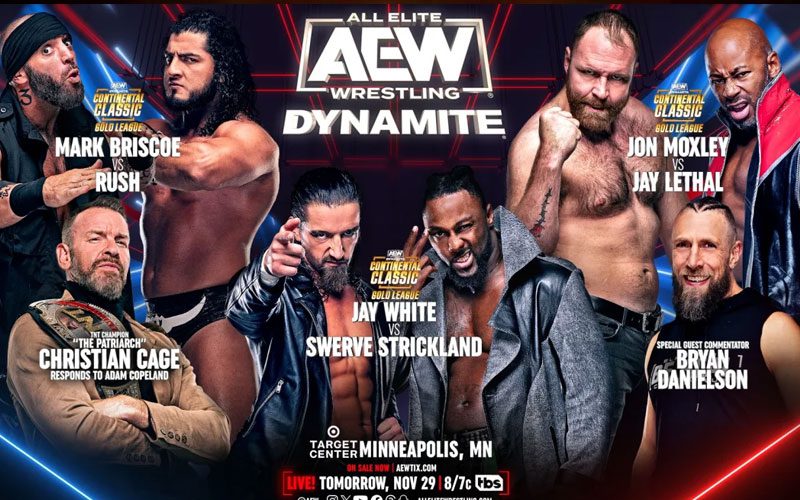 AEW Dynamite November 29, 2023 Preview: Confirmed Matches, Start Time and How To Watch