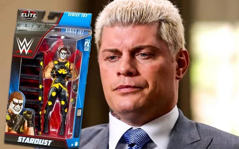 Cody Rhodes Secretly Covers Up Stardust Merchandise During WWE Shop Commercial Shoot