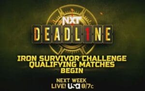 Iron Survivor Challenge Qualifying Bouts Confirmed for 11/7 WWE NXT