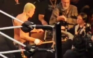 Cody Rhodes Presents Fans with a Broken Table at WWE Live Event