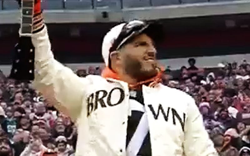 Johnny Gargano Smashes Guitar From Jacksonville Jaguars Into Smithereens At Cleveland Browns Game