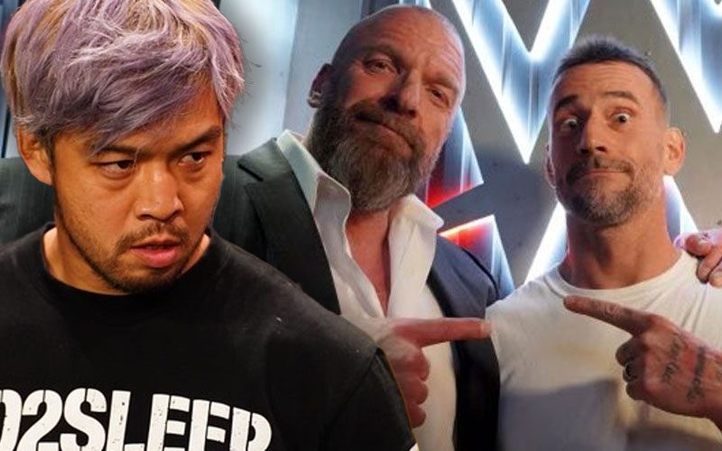KENTA Takes a Jab at CM Punk’s Triple H Pointing Pose Amid Backstage Brawl References