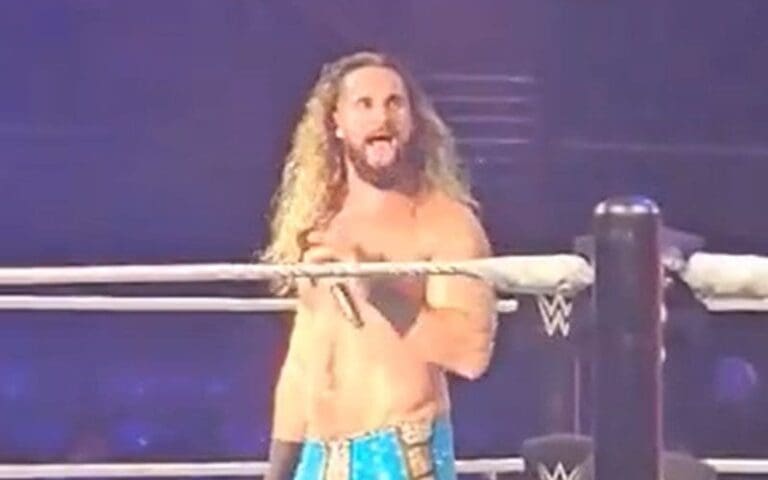Seth Rollins Mocks CM Punk as a "Bum" at WWE Live Event