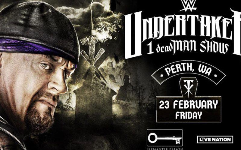 The Undertaker’s ‘1deadMAN Show’ to Take Place at Fremantle Prison in Perth