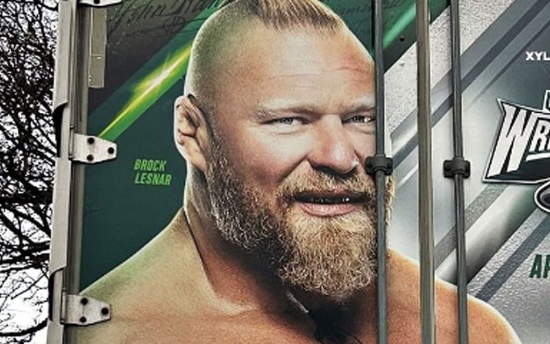 Brock Lesnar WrestleMania 40 Promo Surfaces on WWE Production Truck