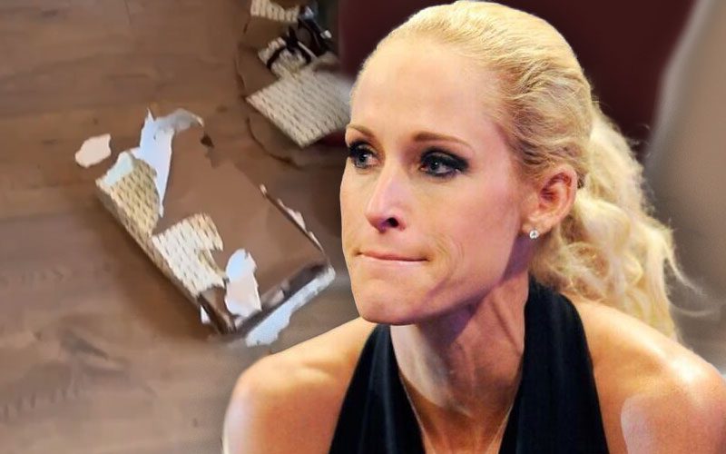 Undertaker and Michelle McCool’s Dog Wreaks Havoc on Christmas Presents