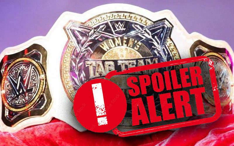 Likely Spoiler On WWE’s Plan For Women’s Tag Title Situation