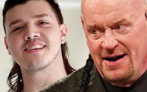 The Undertaker Blessed Dominik Mysterio's Mullet with Seal of Approval
