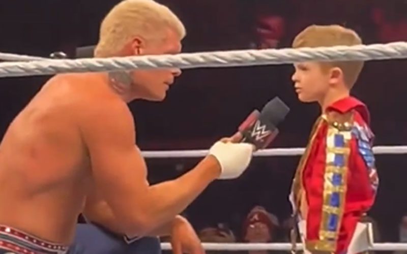 Cody Rhodes Creates Special Memory with Young Fan at WWE Live Event