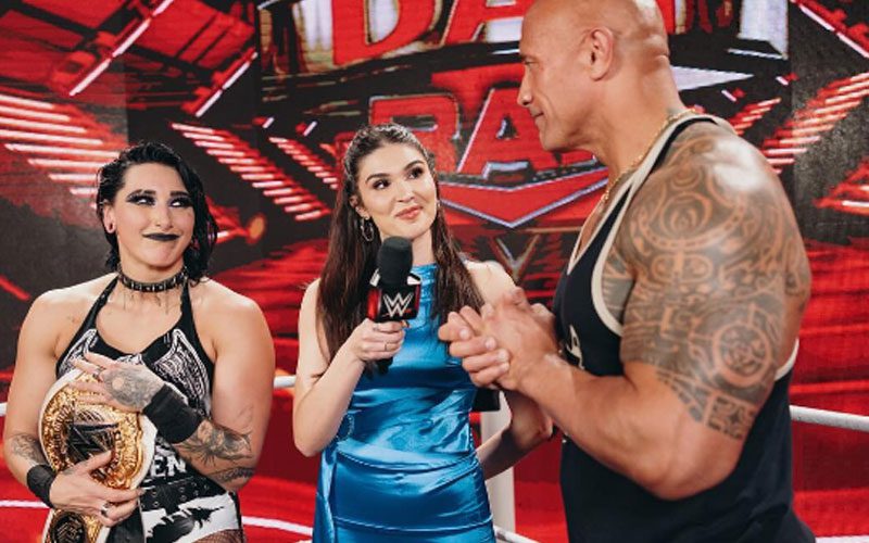 The Rock Confesses to Enjoyable Backstage Antics With Rhea Ripley After WWE RAW Day 1