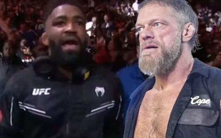 Chris Curtis Walks Out to Adam Copeland's Entrance Theme During UFC 297