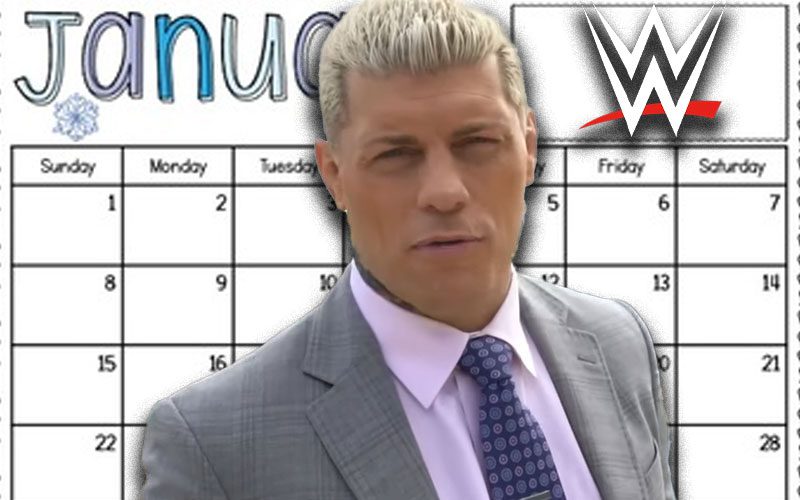 Cody Rhodes Reveals His WWE Schedule for the Future Dates