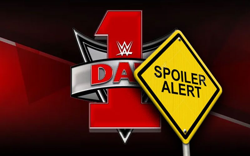 WWE RAW Day 1 Full Spoiler Lineup For January 1st Episode